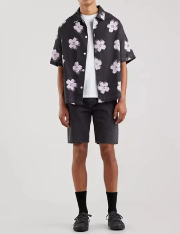 Pantaloni scurti Levi S, gri inchis