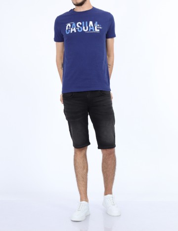 Tricou Milano Bulls, bleumarin