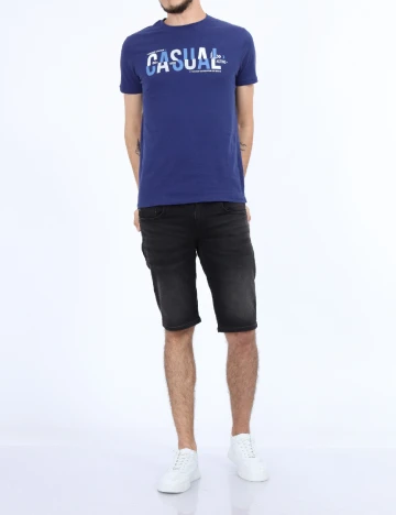 Tricou Milano Bulls, bleumarin Albastru