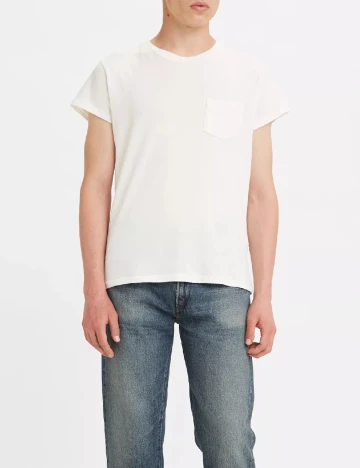 Tricou Levi S, alb