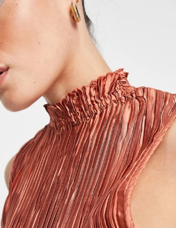 Rochie scurta ASOS, maro