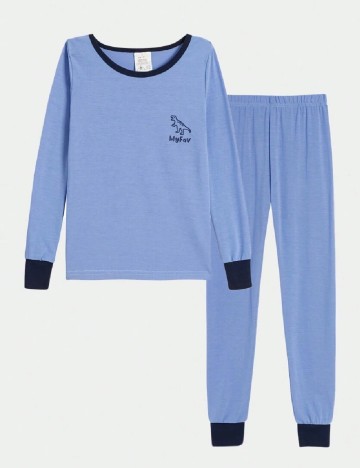 
						Pijama Shein Kids, albastru