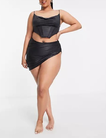 
						Top Plus Size ASOS, negru