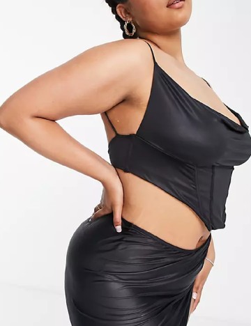 Top ASOS Curve, negru
