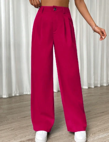 Pantaloni SHEIN, roz Roz