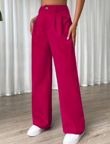 Pantaloni SHEIN, roz