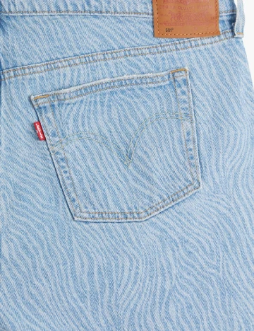 Pantaloni scurti Levi S Plus Size, albastru