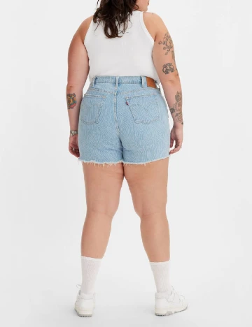 Pantaloni scurti Levi S Plus Size, albastru