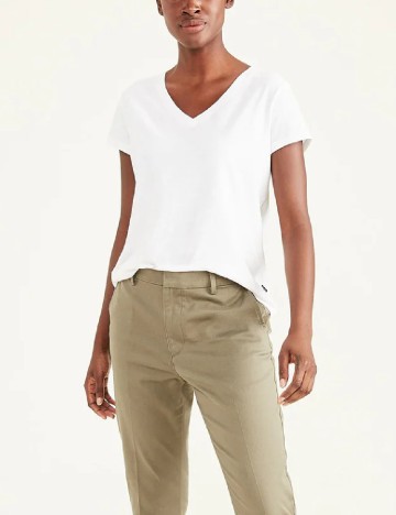 
						Tricou DOCKERS, alb