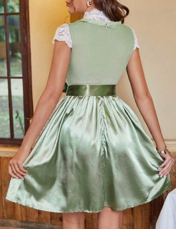 Rochie scurta SHEIN, verde