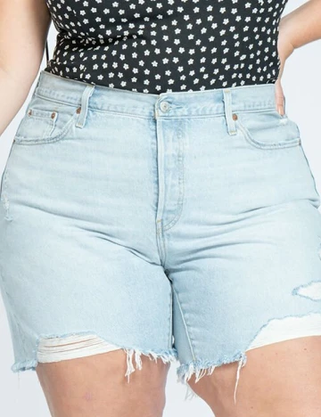 Pantaloni scurti Levi S Plus Size, bleu