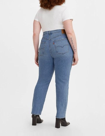Blugi Levi S Plus Size, albastru