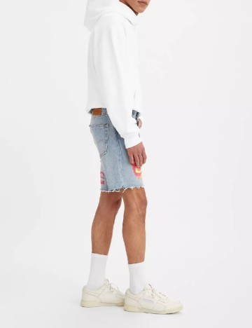 Pantaloni scurti Levi S, albastru
