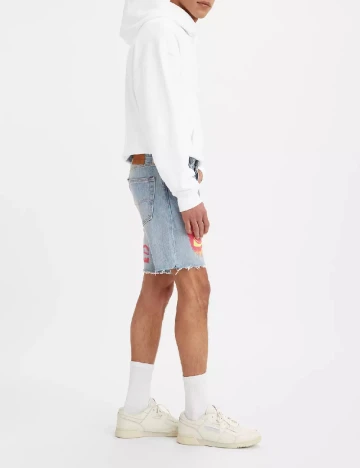 Pantaloni scurti Levi S, albastru