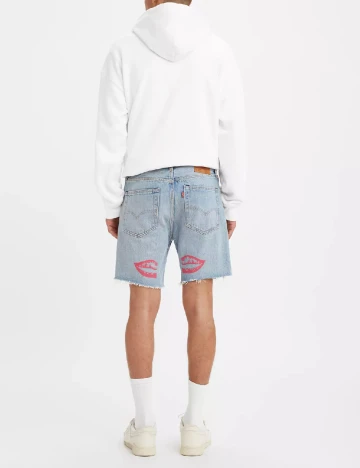 Pantaloni scurti Levi S, albastru