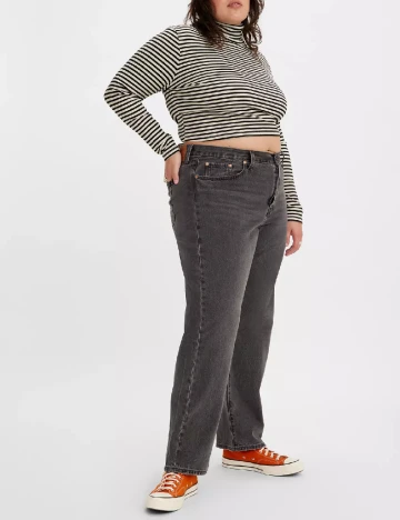 Blugi Levi S Plus Size, gri