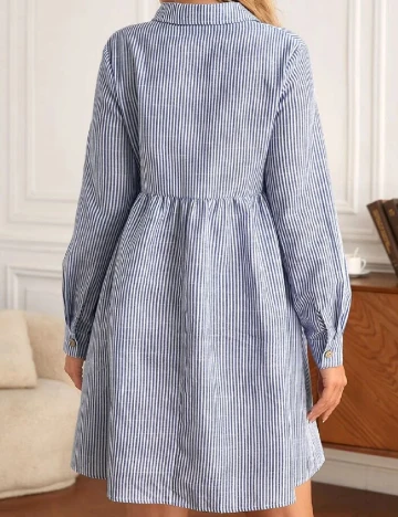 Rochie scurta SHEIN Maternity, albastru