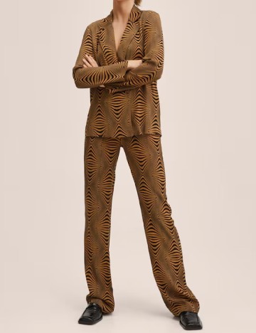 Pantaloni Mango, maro