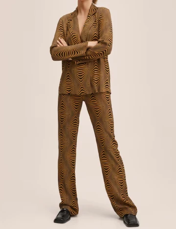 Pantaloni Mango, maro