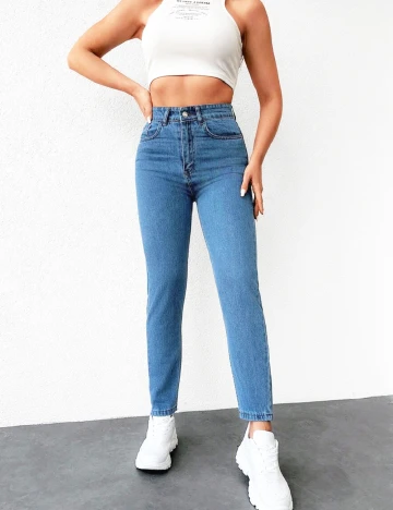 Blugi SHEIN, albastru Albastru