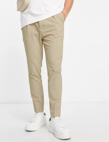 Pantaloni ASOS, bej Crem