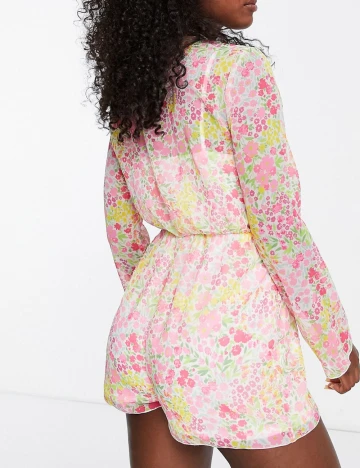 Salopeta Miss Selfridge, floral Floral print