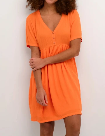 Rochie scurta Kaffe, portocaliu