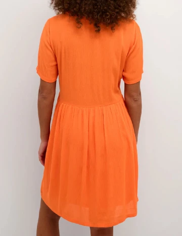 Rochie scurta Kaffe, portocaliu