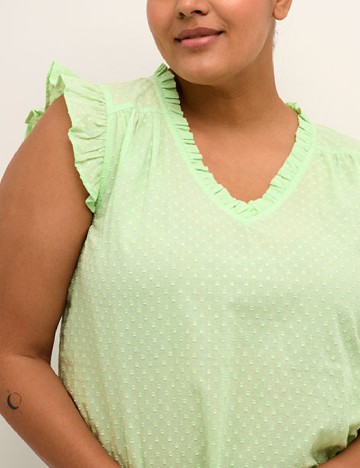 Bluza Kaffe Curve, verde