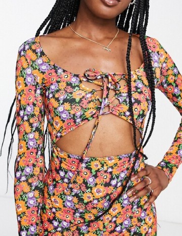 Salopeta ASOS, floral