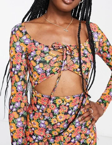Salopeta ASOS, floral