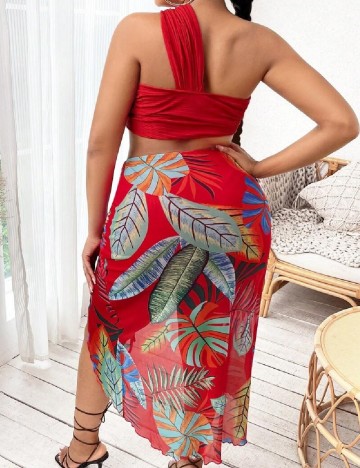 Compleu SHEIN CURVE, rosu