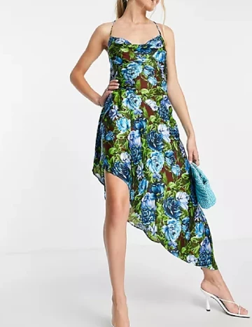 Rochie medie Top Shop, floral Floral print
