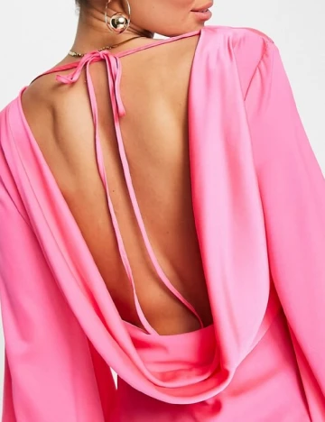 Rochie scurta ASOS, roz
