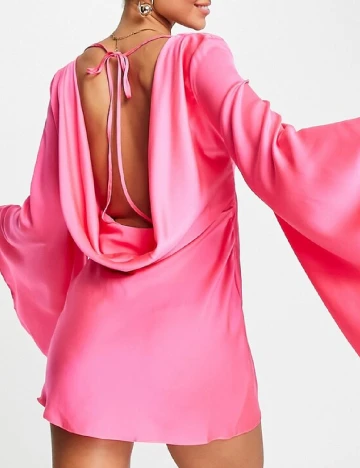 Rochie scurta ASOS, roz