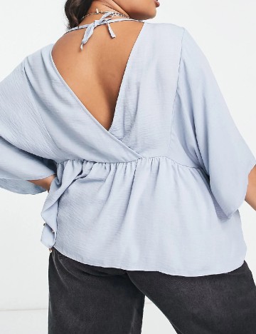 Bluza ASOS Curve, albastru
