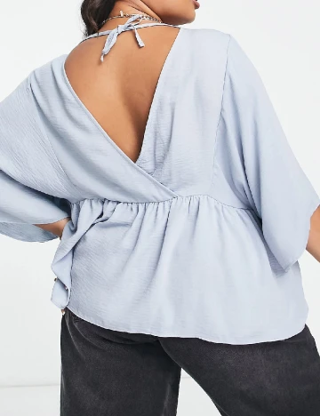 Bluza ASOS Curve, albastru