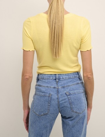 Tricou Kaffe, galben