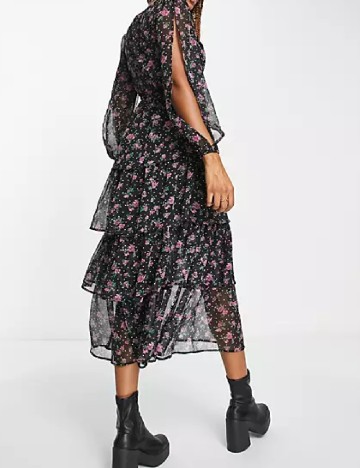 Rochie medie Miss Selfridge, negru