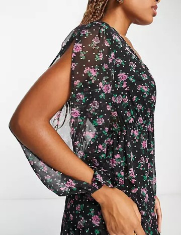 Rochie medie Miss Selfridge, negru