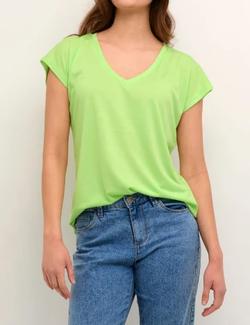 Tricou Kaffe, verde