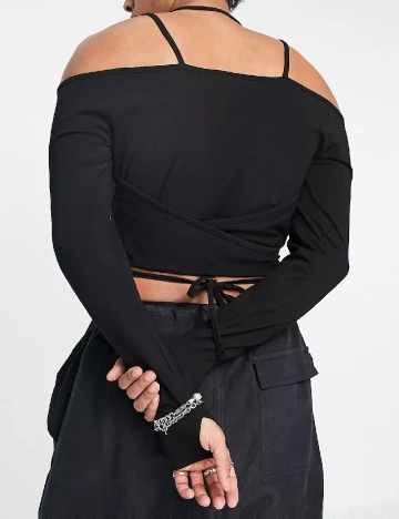 Top ASOS, negru