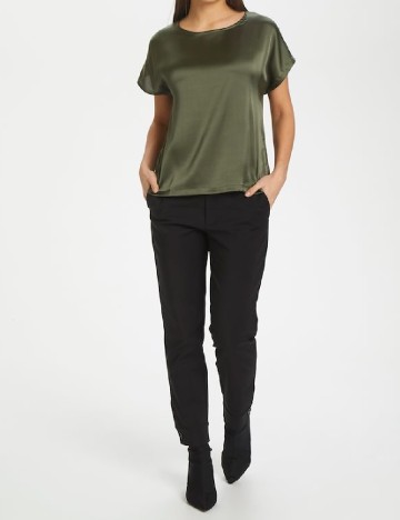 
						Tricou Kaffe, verde