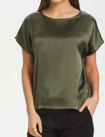 Tricou Kaffe, verde
