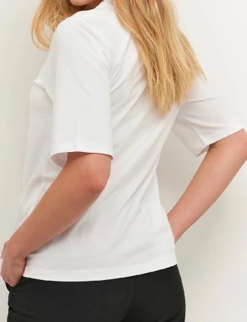 Tricou Kaffe Curve, alb