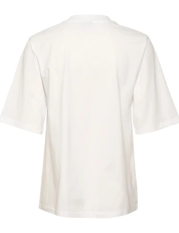 Tricou Kaffe Curve, alb