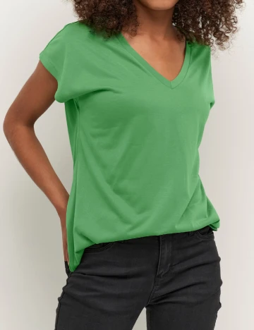 Tricou Kaffe, verde