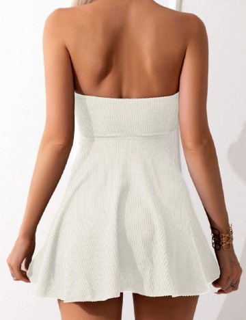 Costum de baie SHEIN, alb