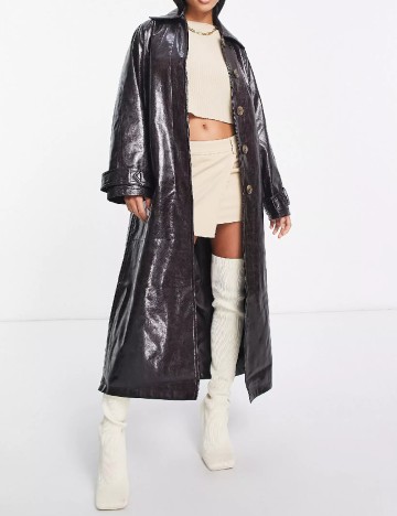 Trench ASOS, maro inchis