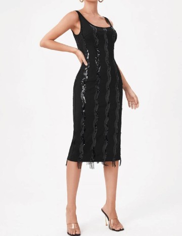 Rochie medie SHEIN, negru